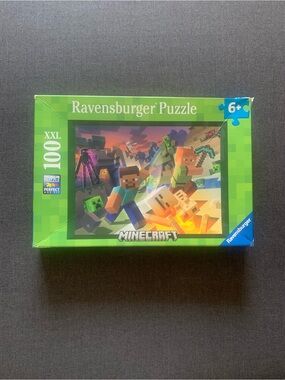 Ravensburger Puzzle Minecraft 100XXL Piece Game Night Family Fun Ages 6+